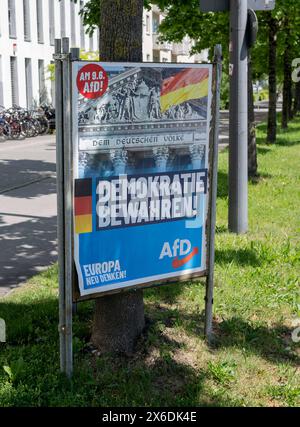 Muenchen GER, Themenbild, Wahlplakate zur Europawahl in Deutschland ...