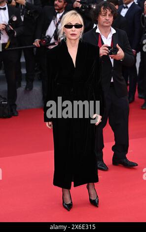 Emmanuelle Beart arriving to the opening ceremony of the 36th American