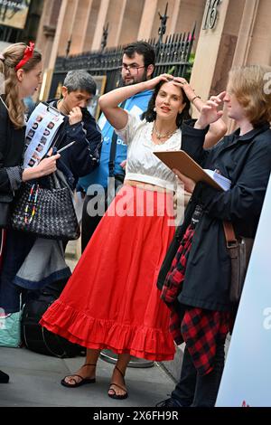 LONDON, ENGLAND, UK - MAY 14 2024: Jessica Brown-Findlay attends West End opening of People, Places & Things at Trafalgar Theatre, London, UK. Credit: See Li/Picture Capital/Alamy Live News Stock Photo