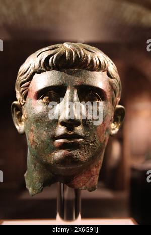 Bronze head of the Emperor Augustus from Nubia. Housing the University ...