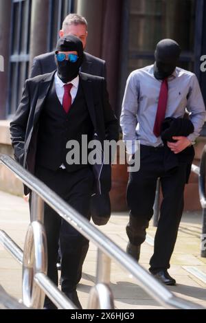 Daniel Graham (left) and Adam Carruthers leaving Newcastle Upon Tyne ...