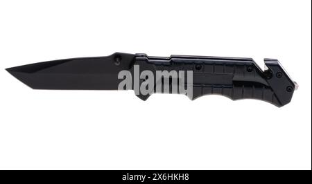 folding knife isolated on white background Stock Photo
