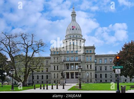 Michigan State Capitol Building Stock Photo