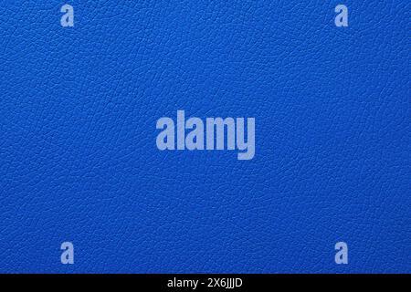 blue leather background, natural hide texture close up Stock Photo