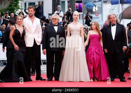 Doug Mitchell, Anya Taylor-Joy and George Miller attending the Furiosa ...