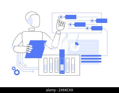 AI-Powered Risk Modeling abstract concept vector illustration Stock ...