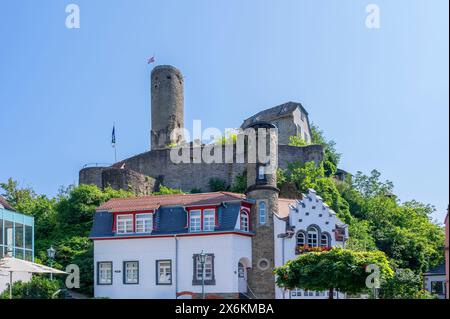 Castle ruins of Eppstein, Taunus, Hesse, Germany Stock Photo