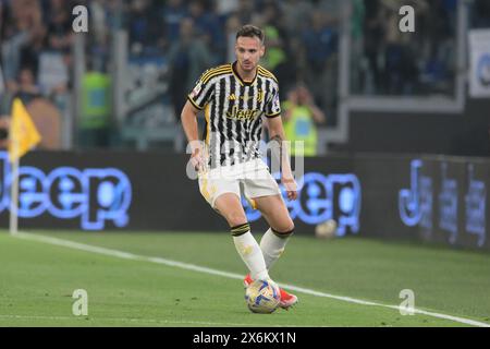 Rome, Italy. 15th May, 2024. Atalanta's Brazilian midfielder Ederson ...