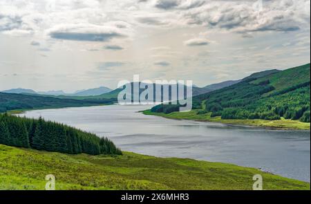Great Britain, Scotland, West Highlands, Loch Cluanie Stock Photo