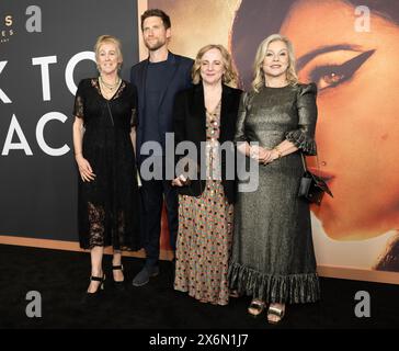 Nicky Kentish-Barnes, Joe Naftalin, Debra Hayward, and Alison Owen attend the 'Back to Black' premiere at AMC Lincoln Square in New York on May 14, 2024 Stock Photo