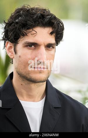 Cannes, France. 15th May, 2024. Louis Garrel poses at the Photocall for The Second Act. Picture by Julie Edwards./Alamy Live News Stock Photo