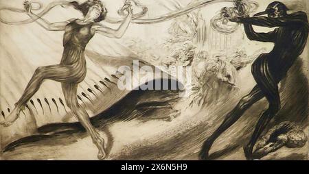 Alois Kolb - Death and the Dancer Stock Photo