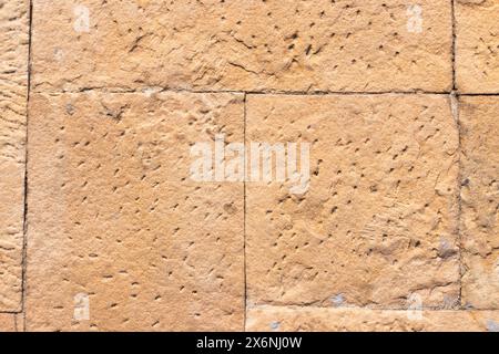 Brown sand stone texture surface background. Stock Photo