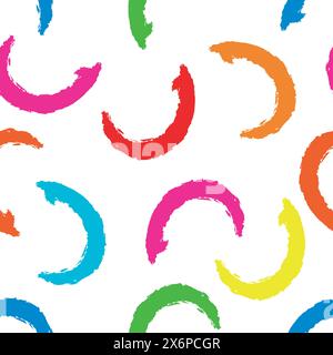 Crayon doodle background vector illustration Stock Vector