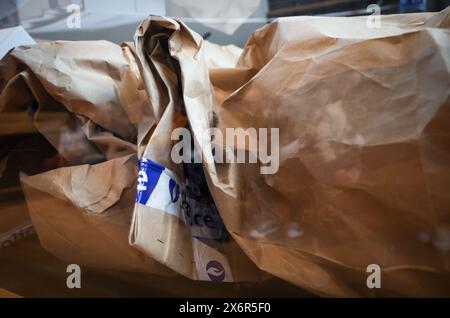 Mons, Belgium. 16th May, 2024. Pieces of evidence pictured during the jury constitution session at the assizes trial of Monseu, before the Assizes Court of Hainaut Province in Mons, on Thursday 16 May 2024. Monseu is accused of the murder of Jean-Pierre Van Rockeghem (66) on 10 June 2021 in La Louviere, stabbing him to death and setting his house on fire afterwards. BELGA PHOTO VIRGINIE LEFOUR Credit: Belga News Agency/Alamy Live News Stock Photo