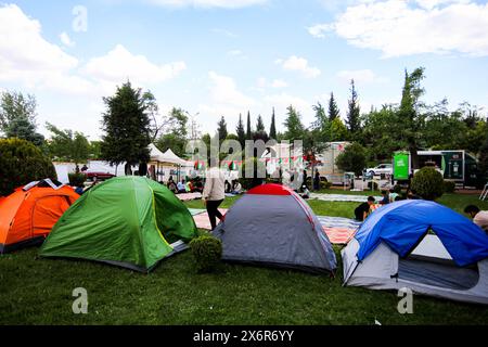 Gaziantep, Turkiye. 15 May 2024. An exhibition of photos and drawings ...