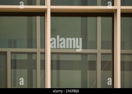 Abstract composition with glass window Stock Photo