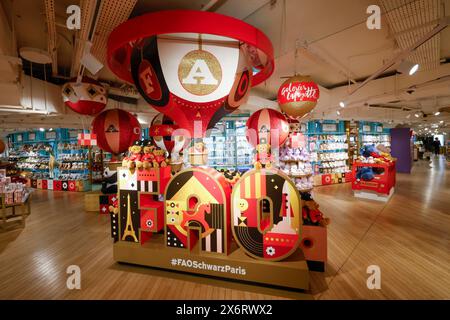 THE FIRST-EVER FAO SCHWARZ OPENS IN PARIS Stock Photo