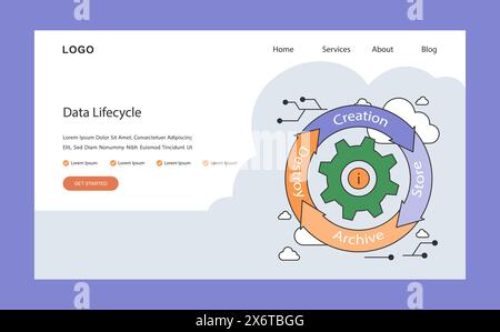 Data Lifecycle. Efficient flow from data creation to archiving and ...