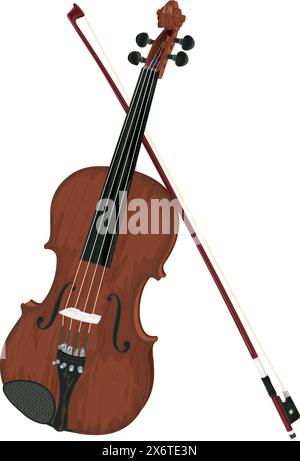 Violin Musical Instrument Stock Vector