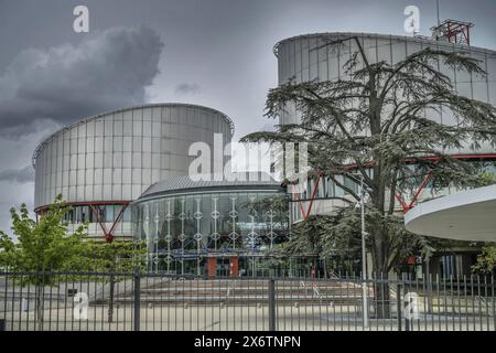 European Court of Human Rights ECHR, Strasbourg, Departement Bas-Rhin, France Stock Photo