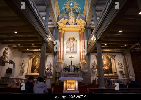 Engelse Kerk, church dating from the 15th century, Begijnhof Chapel, Amsterdam, Netherlands. Stock Photo