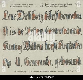Old Dutch Script Old Dutch courage and loyalty, / never collapsed, / but never as clean ...