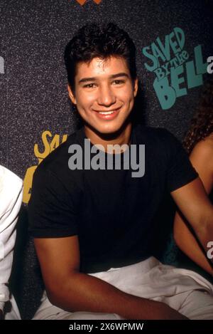 Mario Lopez July 1989 Credit: Ralph Dominguez/MediaPunch Stock Photo