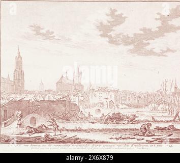 A View of Delft After the Explosion of 1654 by Johannes Vermeer - 17th ...
