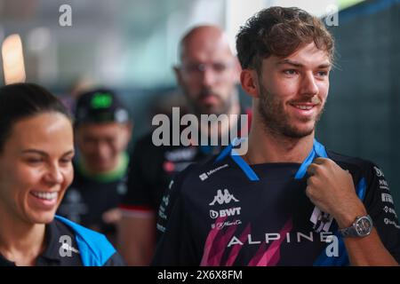 Pierre Gasly (FRA) - Alpine F1 Team - Alpine A524 - Renault  during driver press conference FORMULA 1 MSC CRUISES GRAN PREMIO DEL MADE IN ITALY E DELL Stock Photo