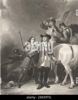 King William III Wounded at the Battle of the Boyne Stock Photo - Alamy