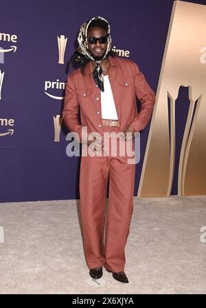 Friso, USA. 16th May, 2024. Shaboozey arriving at the 59th Academy of Country Music Awards held at the Ford Center at The Star on May 16, 2024 in Friso, TX © Tammie Arroyo/AFF-USA.com Credit: AFF/Alamy Live News Stock Photo