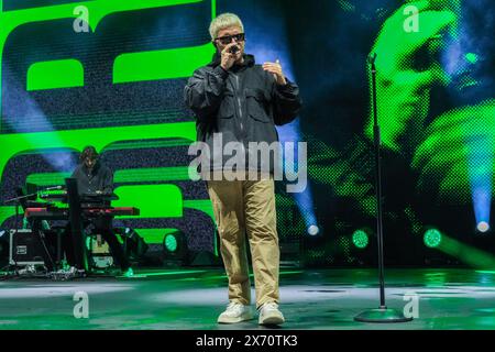 Verona, Italy. 16th May, 2024. The Italian songwriter Gazzelle, pseudonym of Flavio Bruno Pardini, is performing on stage at Arena di Verona for his special live show on May 16, 2024, in Verona, Italy. (Photo by Roberto Tommasini/NurPhoto) Credit: NurPhoto SRL/Alamy Live News Stock Photo