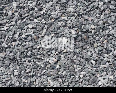 grey gravel texture useful as a background Stock Photo