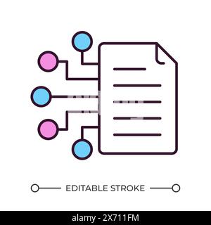 Digital file RGB color icon Stock Vector