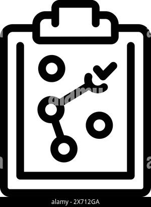Personal growth strategy icon outline vector. Life balance guidance. Personality skills development Stock Vector
