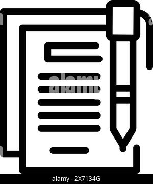Personal coaching program icon outline vector. Self development strategy. Skills improvement coach Stock Vector