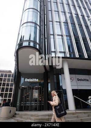 Deloitte offices in Central London, Deloitte are one of the big four accountancy firms, also known as Deloitte Touche Tohmatsu Limited. Stock Photo