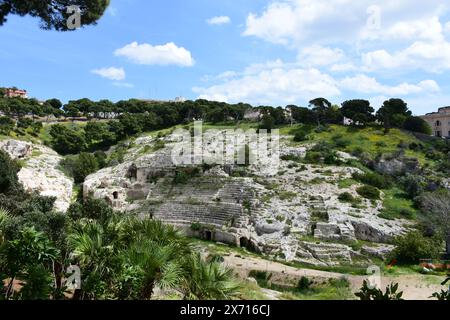 Roman Amphitheatre, Cagliari, Sardinia, Italy Stock Photo