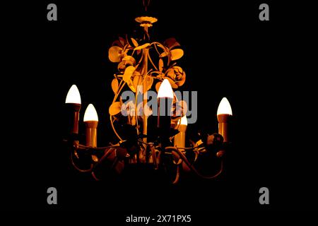 Electric decorative lamp Stock Photo
