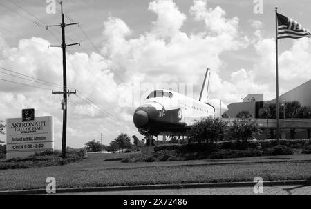 United States Astronaut Hall of Fame at John F. Kennedy Space Center Visitor Complex, Titusville, Florida, USA. Stock Photo