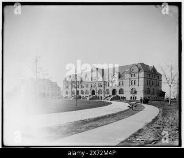 Tulane University, New Orleans, La., '627 G' on negative., Detroit Publishing Co. no. 062008., Gift; State Historical Society of Colorado; 1949,  Educational facilities. , United States, Louisiana, New Orleans. Stock Photo