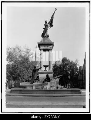 Key Monument, Baltimore, Md., Detroit Publishing Co. no. 073434., Gift; State Historical Society of Colorado; 1949,  Key, Francis Scott,, 1779-1843, Monuments. , Monuments & memorials. , United States, Maryland, Baltimore. Stock Photo