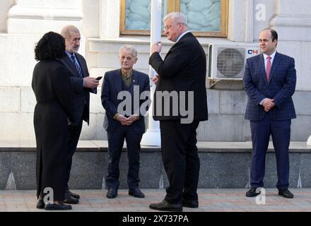 Non Exclusive: KYIV, UKRAINE - MAY 17, 2024 - Permanent Representative of the President of Ukraine in the Autonomous Republic of Crimea Tamila Tasheva Stock Photo