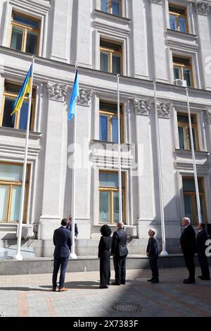 Non Exclusive: KYIV, UKRAINE - MAY 17, 2024 - Minister of Foreign Affairs of Ukraine Dmytro Kuleba, Permanent Representative of the President of Ukrai Stock Photo