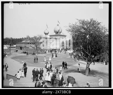 The Hippodrome, Euclid Beach Park, Cleveland, Ohio, 'G 3048' on negative., Detroit Publishing Co. no. 033960., Gift; State Historical Society of Colorado; 1949,  Stadiums. , Amusement parks. , United States, Ohio, Cleveland. Stock Photo