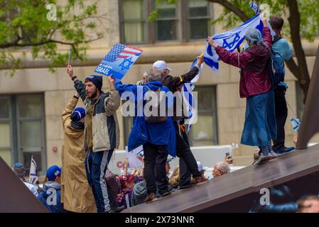 Yom Haatzmaut Chicago 2024 Stock Photo