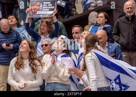 Yom Haatzmaut Chicago 2024 Stock Photo