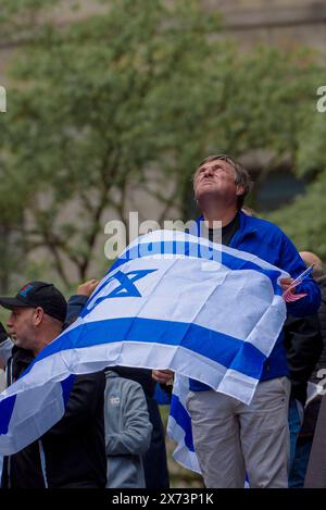 Yom Haatzmaut Chicago 2024 Stock Photo