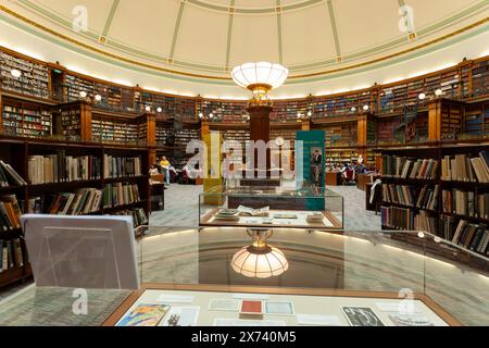 Picton Reading Room in Central Library of Liverpool, England. Stock Photo
